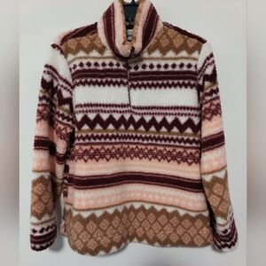 Patterned Women's Sweater - Size XL